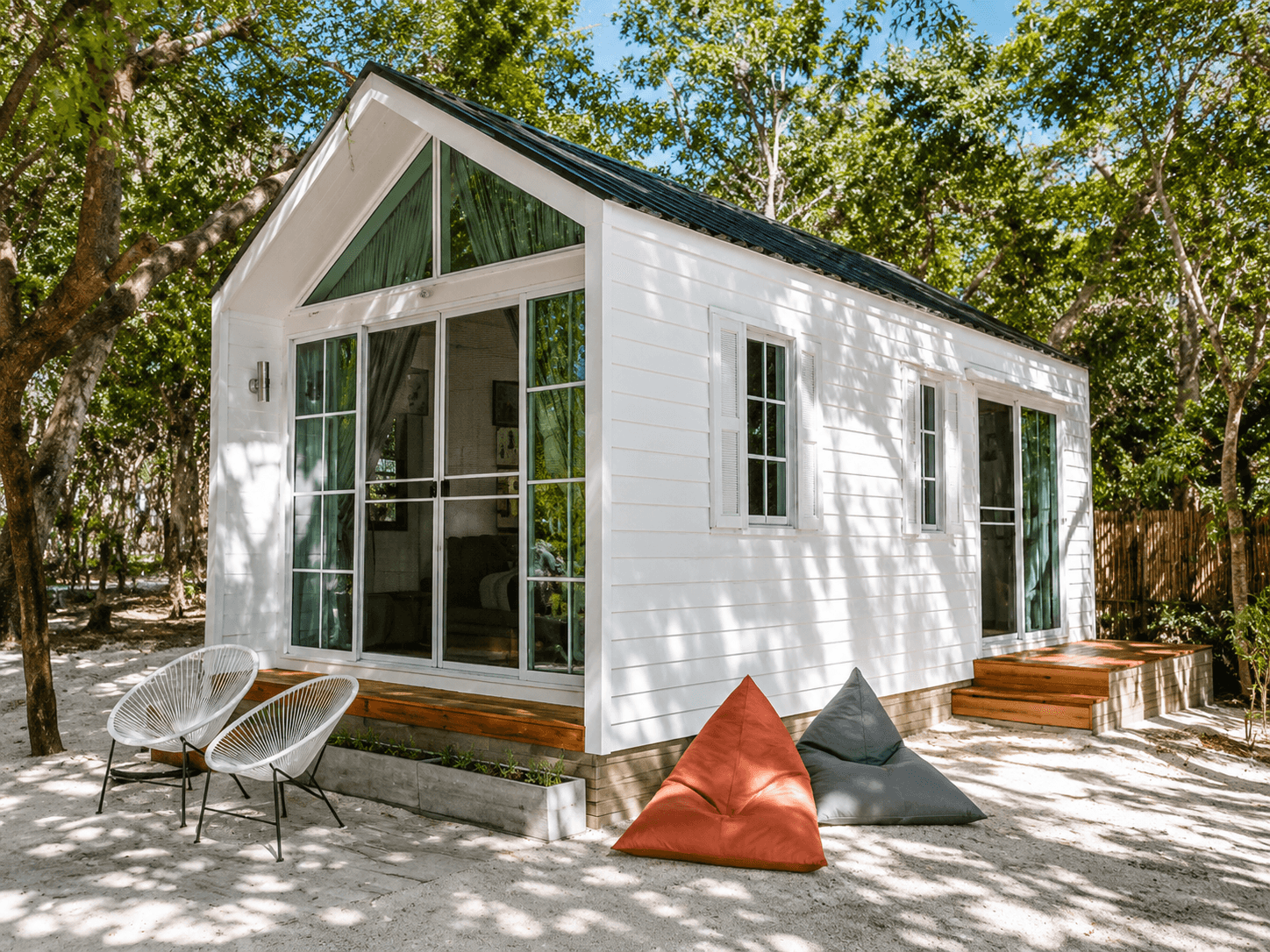 Garden Villa exterior, angled view
