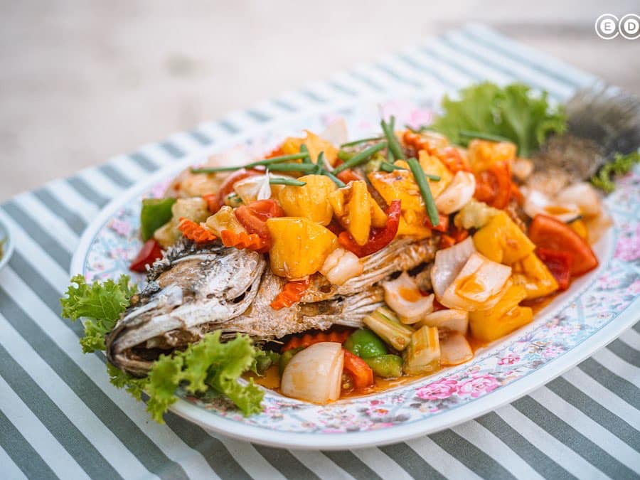 Thai cuisine at Tiennara Restaurant
